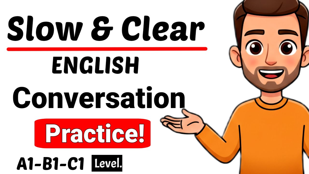 Slow & Clear English Speaking Practice | Daily Conversation Sentences for Beginners