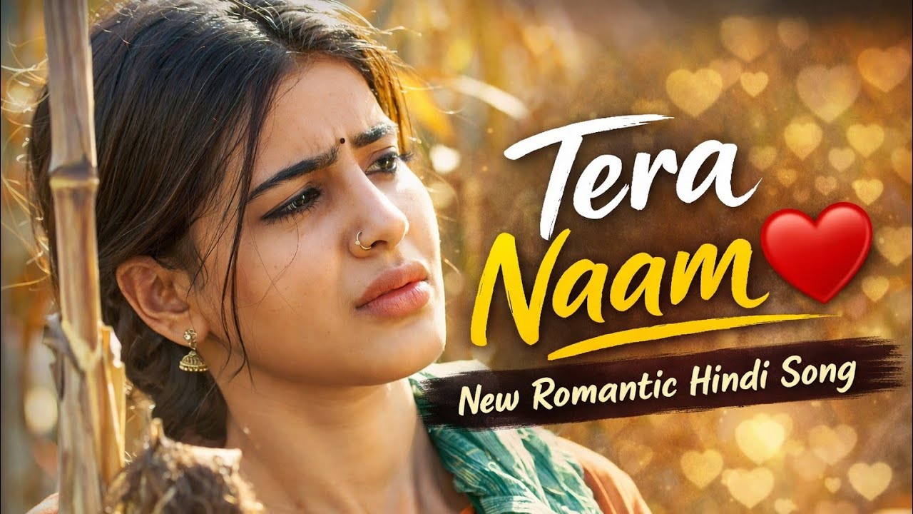 Tera Naam ❤️ | New Romantic Hindi Song 2026 | Heart Touching Love Song | Official Lyrics Video
