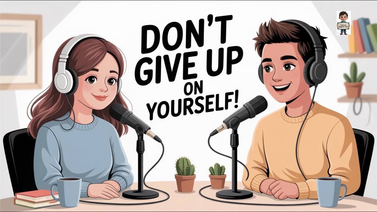 Don’t Give Up on Yourself | Easy English Listening & Speaking Practice | #english