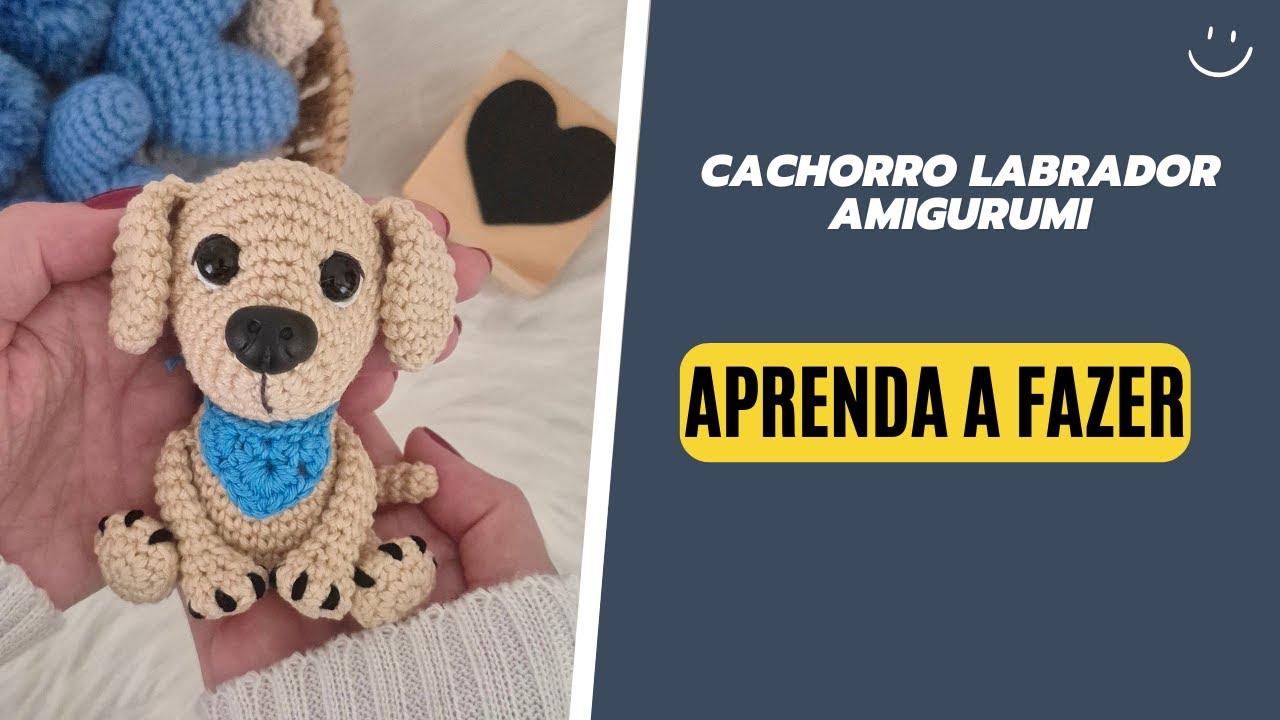CACHORRO LABRADOR AMIGURUMI