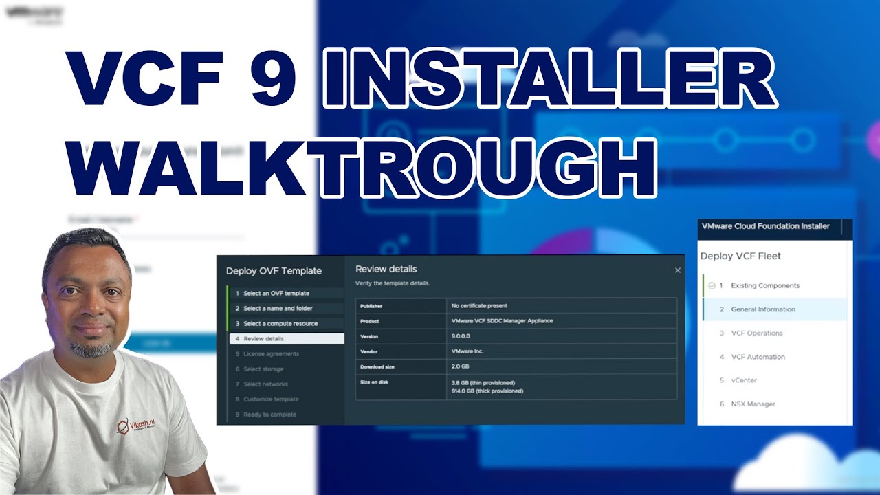 Развертывание лабораторной работы VMware VCF 9 — пошаговое руководство по установке VMware Cloud ...