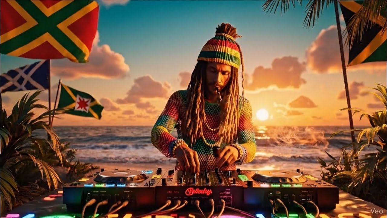 Golden Hour Reggae Beach Set 🏝 | Sunset Dub Sessions for Island Soul