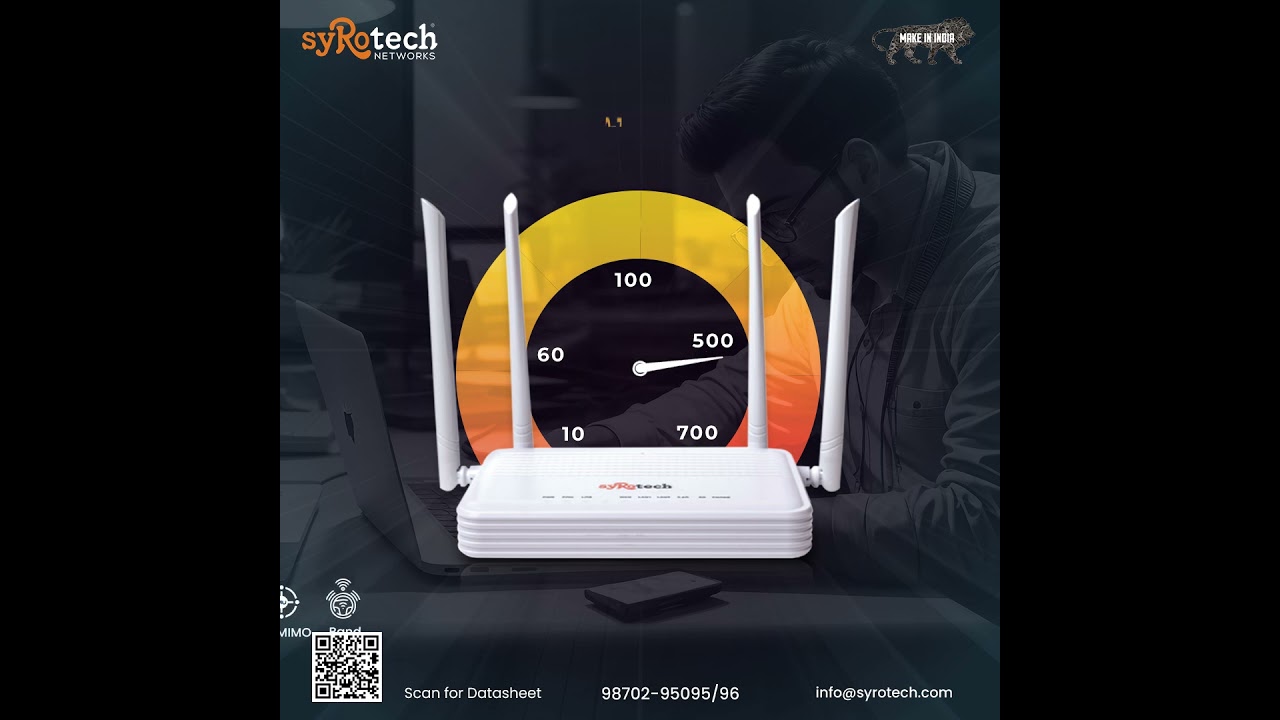 Dual Band ONT | 600-700 Mbps Wi-Fi Speed | Syrotech