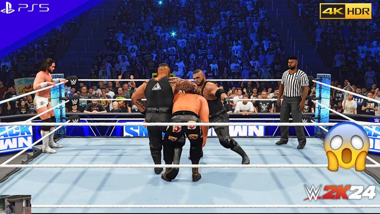 WWE 2K24 (PS5) - AUTHORS OF PAIN vs JAVIER BERNAL & BEAU MORRIS | SMACKDOWN, FEB. 16, 2024 [4K60FPS]