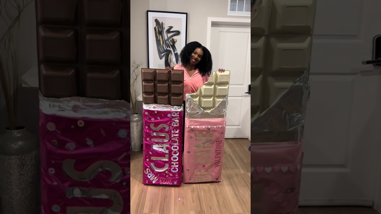 Giant White Chocolate Bar EASY DIY