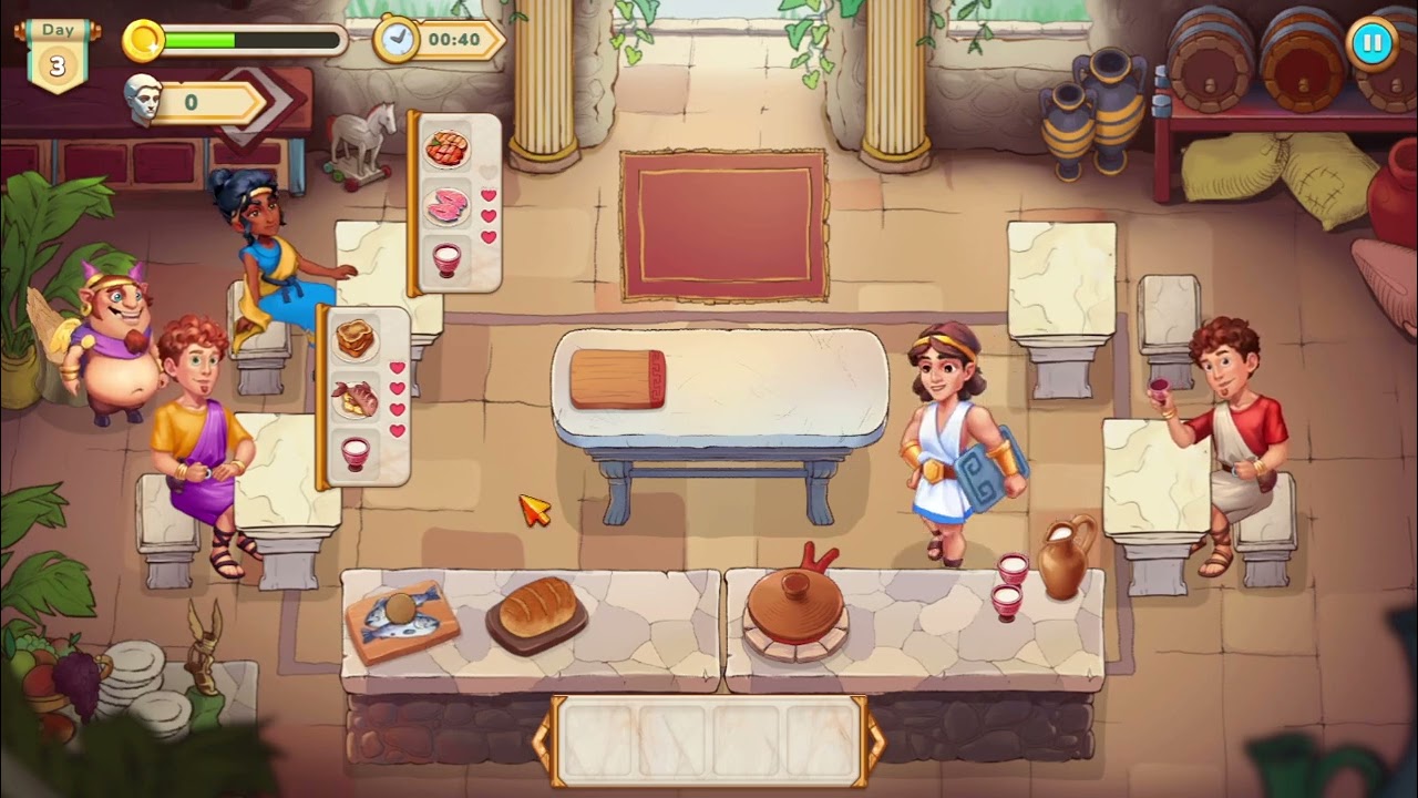 Greek Kitchen Frenzy: Dionysus &ndash; Collector&rsquo;s Edition [time-management cooking game]