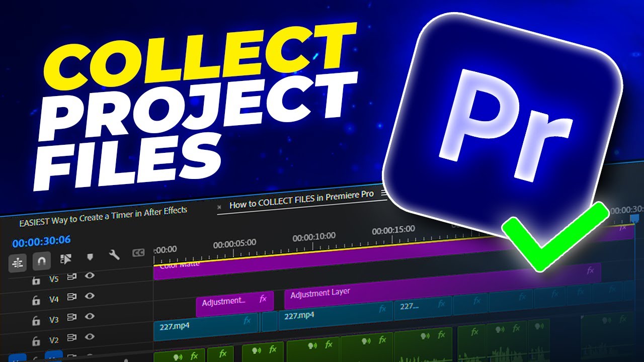 How to COLLECT Project Files in Premiere Pro