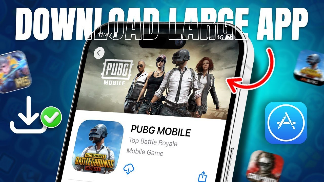 How to Download Large Apps or Games Using Mobile Data on iPhone | Manage Data Usage