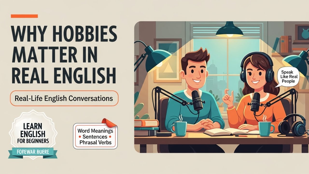 Learn English Through Real Life | Why Hobbies Matter in English Conversations | Easy English Podcast