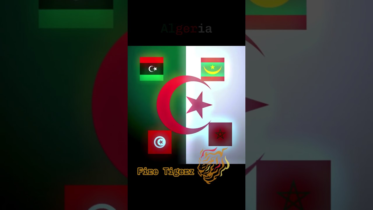The Arab Maghreb Union | #edit | #countries #flags #northafrica #arab #maghrebunited #fypシ゚viral