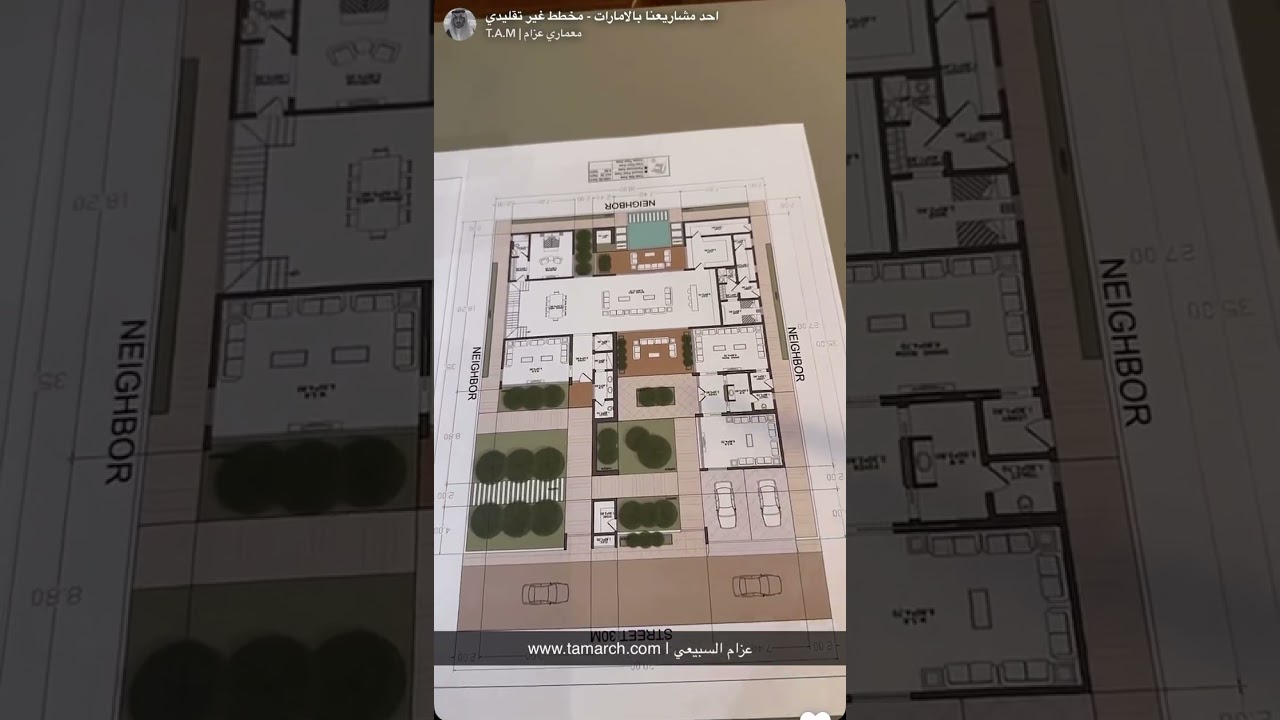 تصميم مخطط احترافي في الامارات | عزام السبيعي