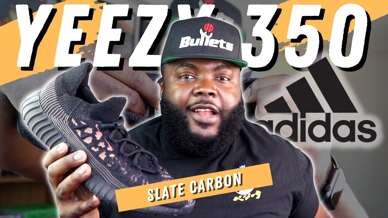 EARLY LOOK. YEEZY BOOST 350 V2 CMPCT KNIT SLATE CARBON. REVIEW + ON FOOT IN HD!
