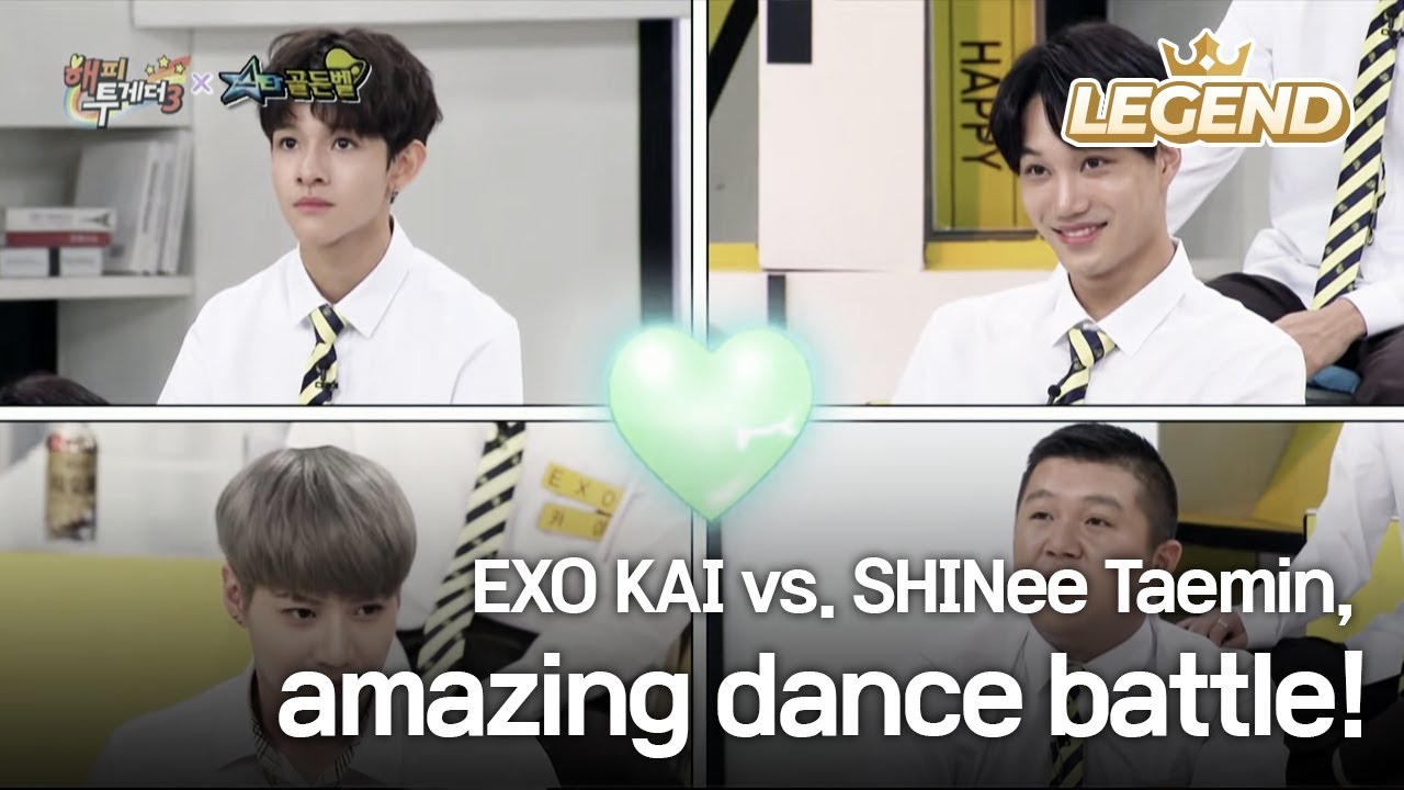 EXO KAI vs. SHINee Taemin, amazing dance battle!