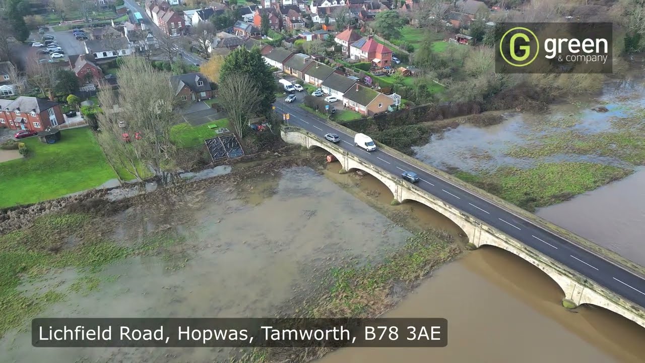 Lichfield Road, Hopwas, Tamworth, B78 3AE. Estate Agent. Drone.