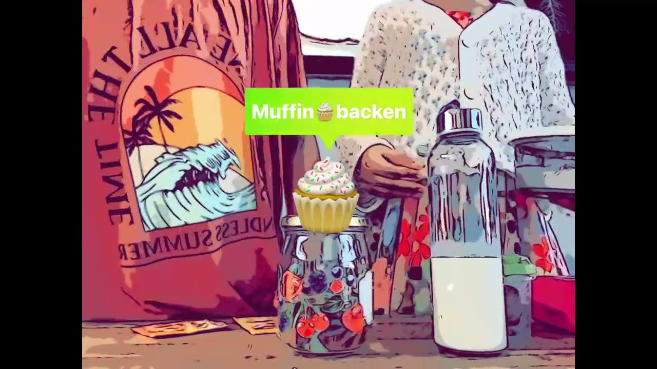 Vorgangsbeschreibung - Muffins backen von Sana und einer weiteren Schülerin