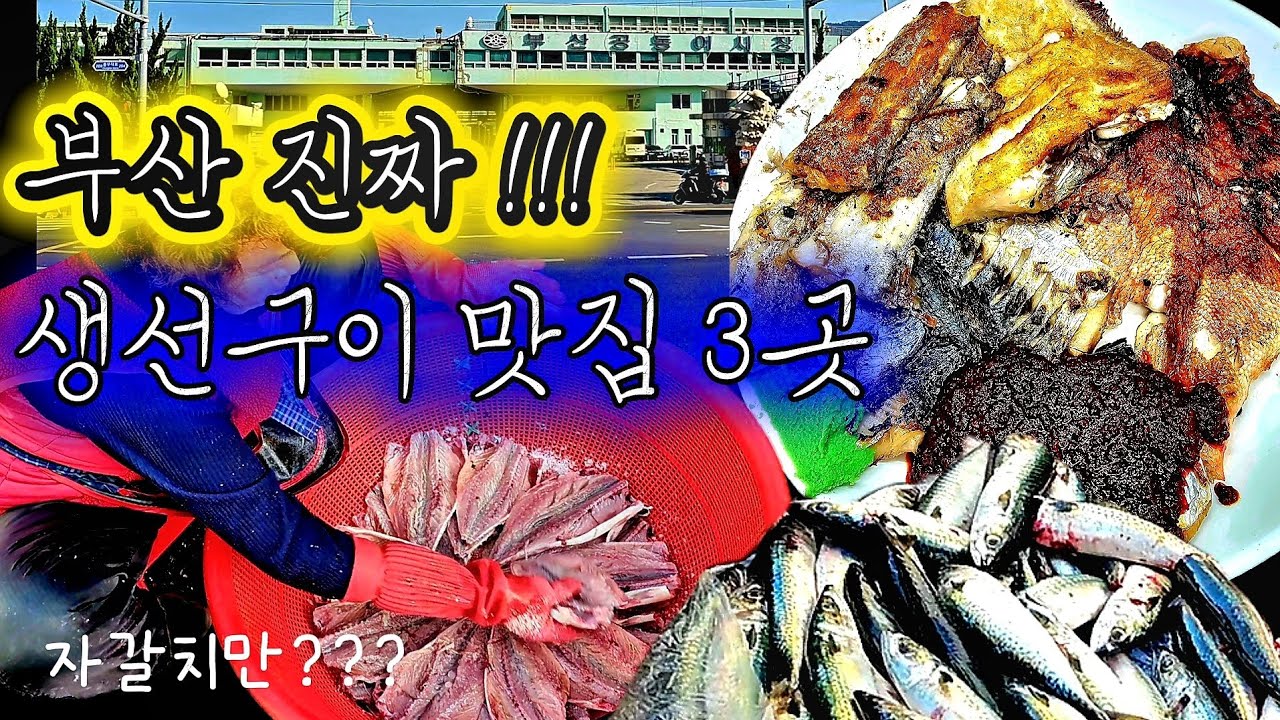 부산 현지인이 강추하는 생선구이 맛집 3곳