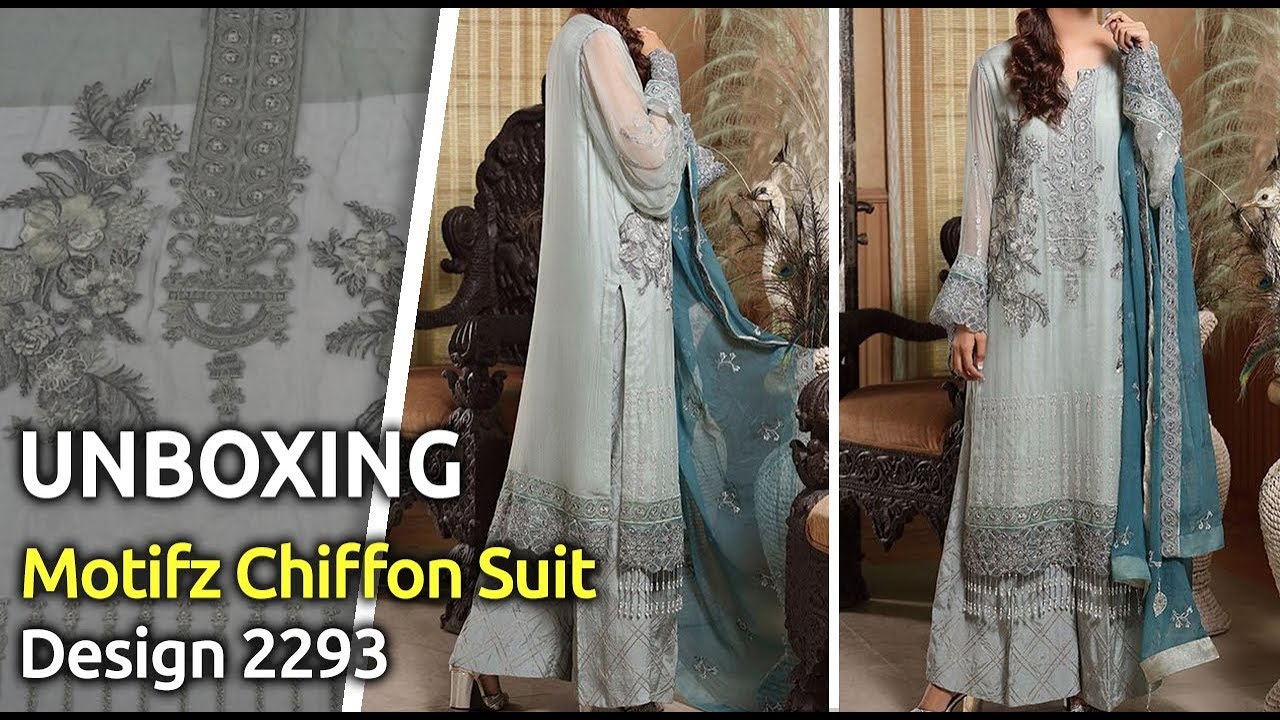 New MOTIFZ Chiffon Suit 2019 | Unbox | Latest Pakistani Dress Design 2293