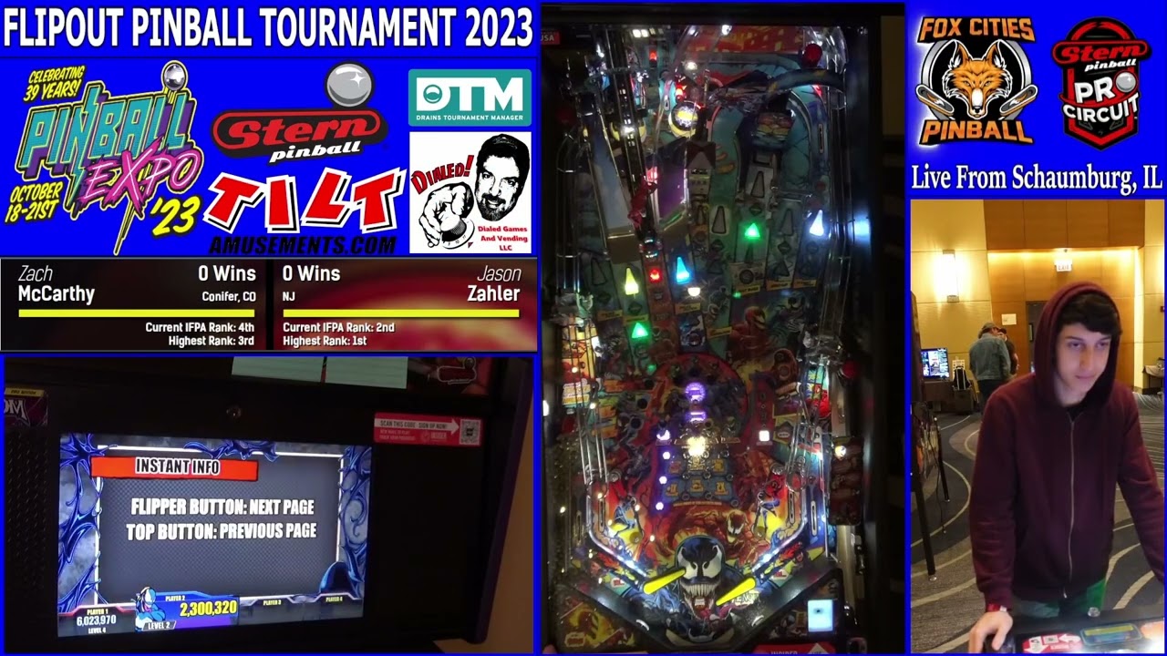 Pinball Expo 2023 - Flipout Tournament Day 3 Finals