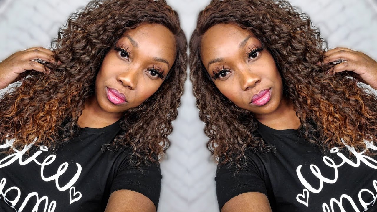 Affordable & Glueless Curly Wig | BUTTA Lace UNIT 10 | Sensationnel Synthetic HD Lace Front Wig