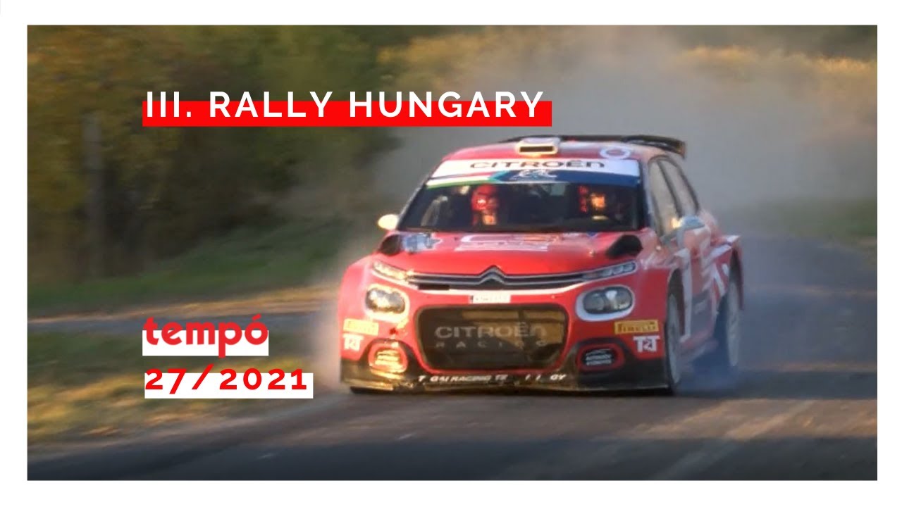 Temp&oacute; magazin 27/2021: III. RALLY HUNGARY 2021 (Ad&aacute;s: 2021.10.30.)