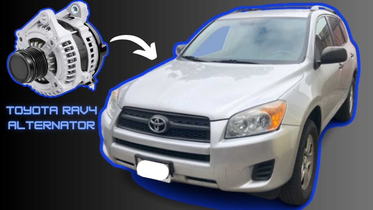 2005-2012 Замена генератора Toyota RAV4 2.4L