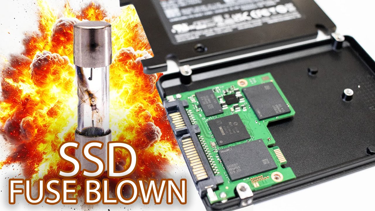 Восстановление данных после перегорания предохранителя SSD