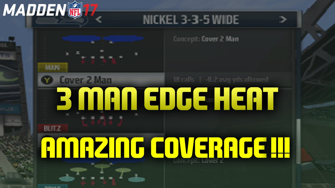 Madden 17-Crazy Edge Heat-Only Rushing 3!!!-335 Wide