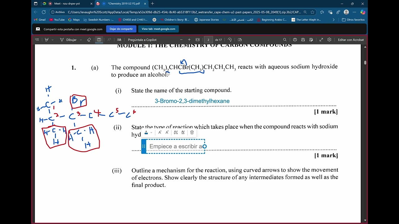 Chemistry Unit 2 Paper 2 2019 Module 1