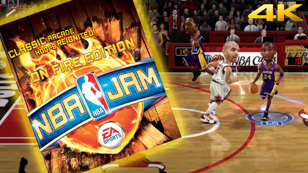 NBA JAM: On Fire Edition // L.A. Lakers vs Chicago Bulls! 4K