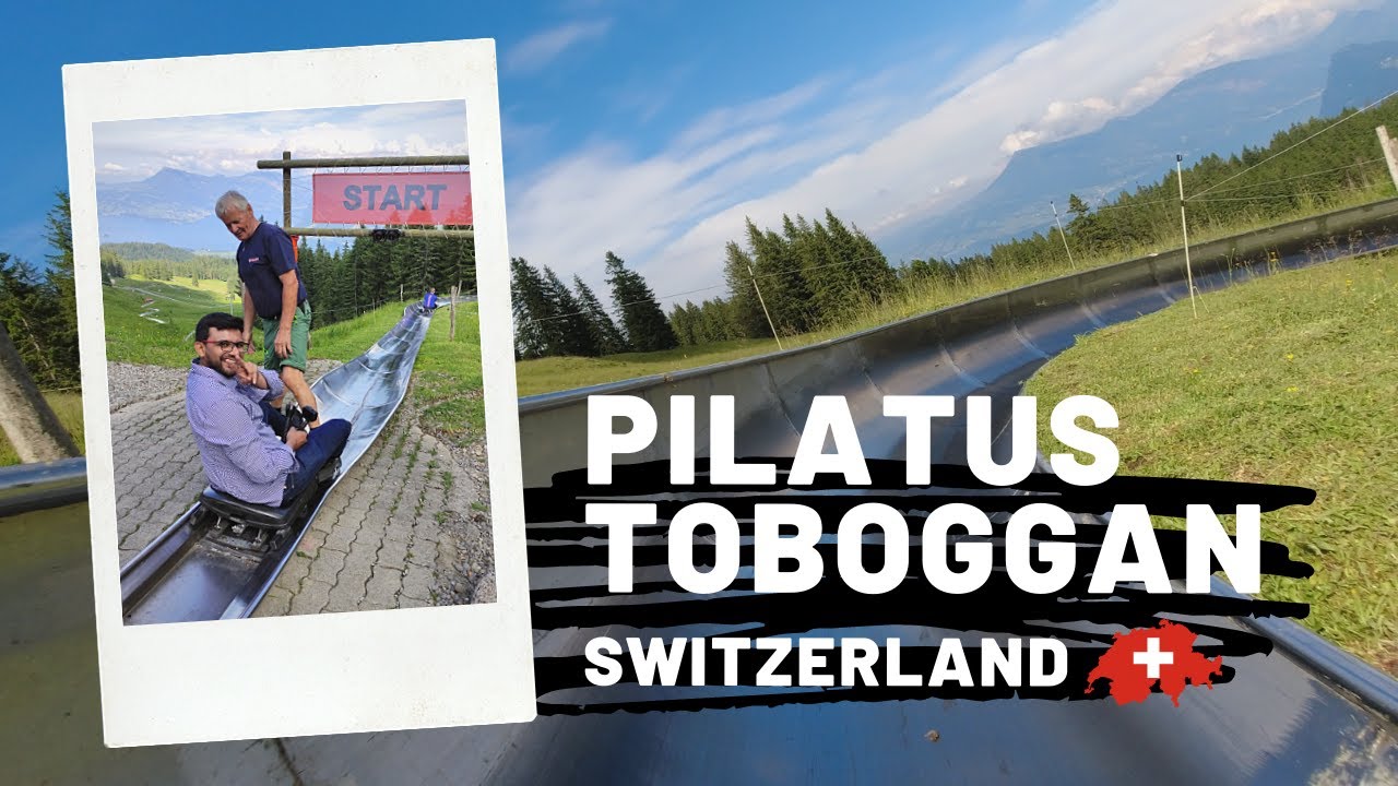 Longest Summer Toboggan (Mountain Coaster) run in Switzerland | Adventure at Mt. Pilatus, Luzern