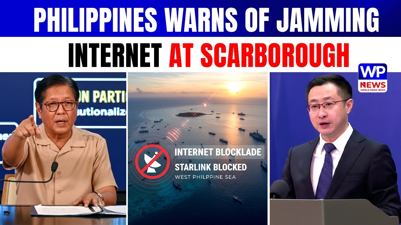 Philippines Warns China Blocked Internet Near Scarborough Shoal