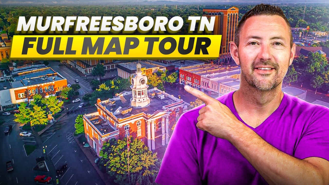 The ULTIMATE Guide to Living in Murfreesboro TN [FULL MAP TOUR]