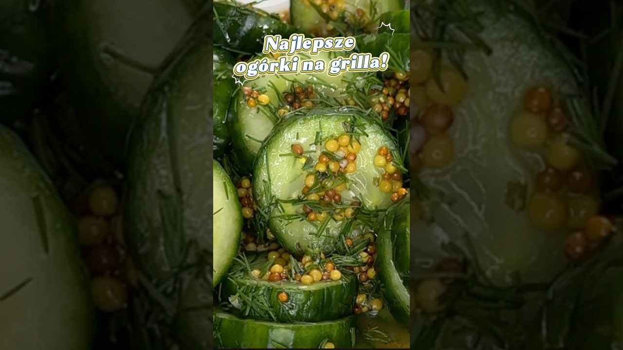 Zaskocz gości &ndash; og&oacute;rkowy hit do grillowanego mięsa! 💥🥒#grill #og&oacute;rki #przepis #sałatka #shorts