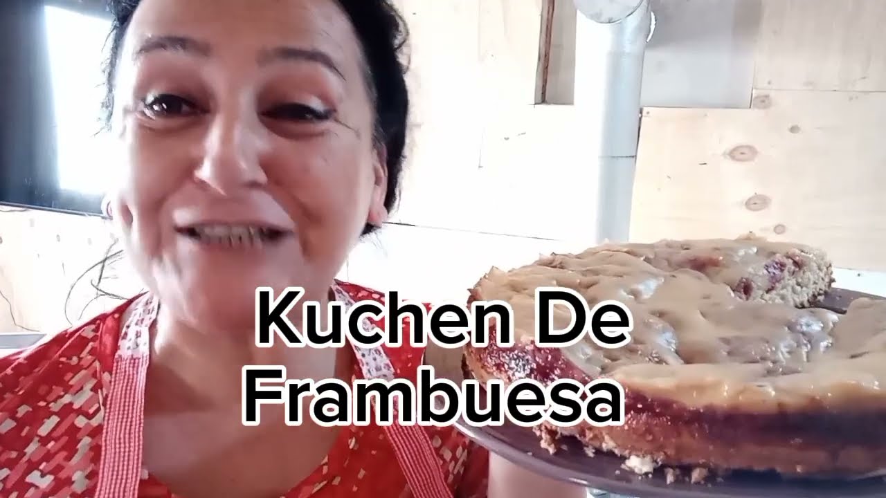 Kuchen de Frambuesa Crema