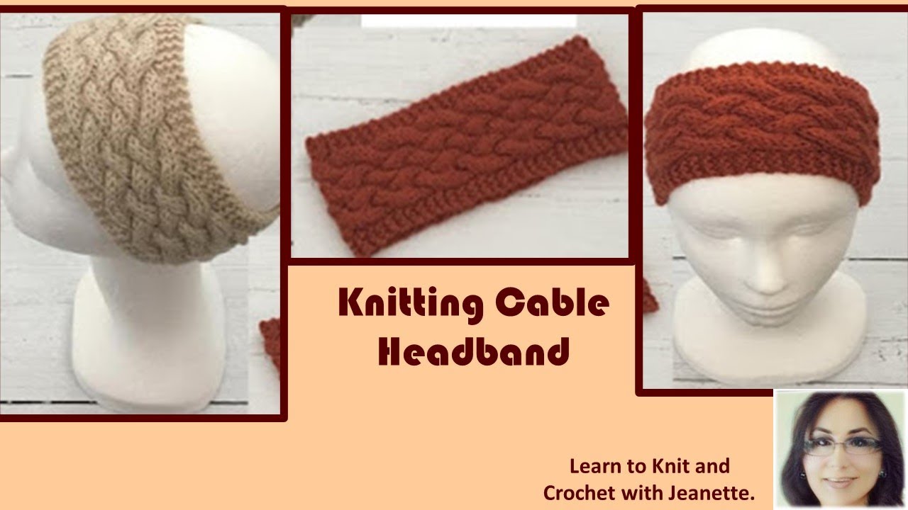 Knitting Cable Headband