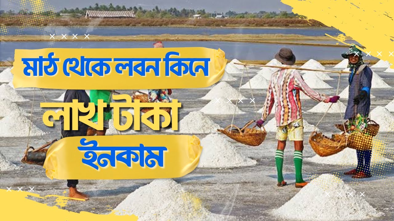 লবনের পাইকারি ব্যবসা করুন। লাখ টাকা কামান। salt business idea 2023.