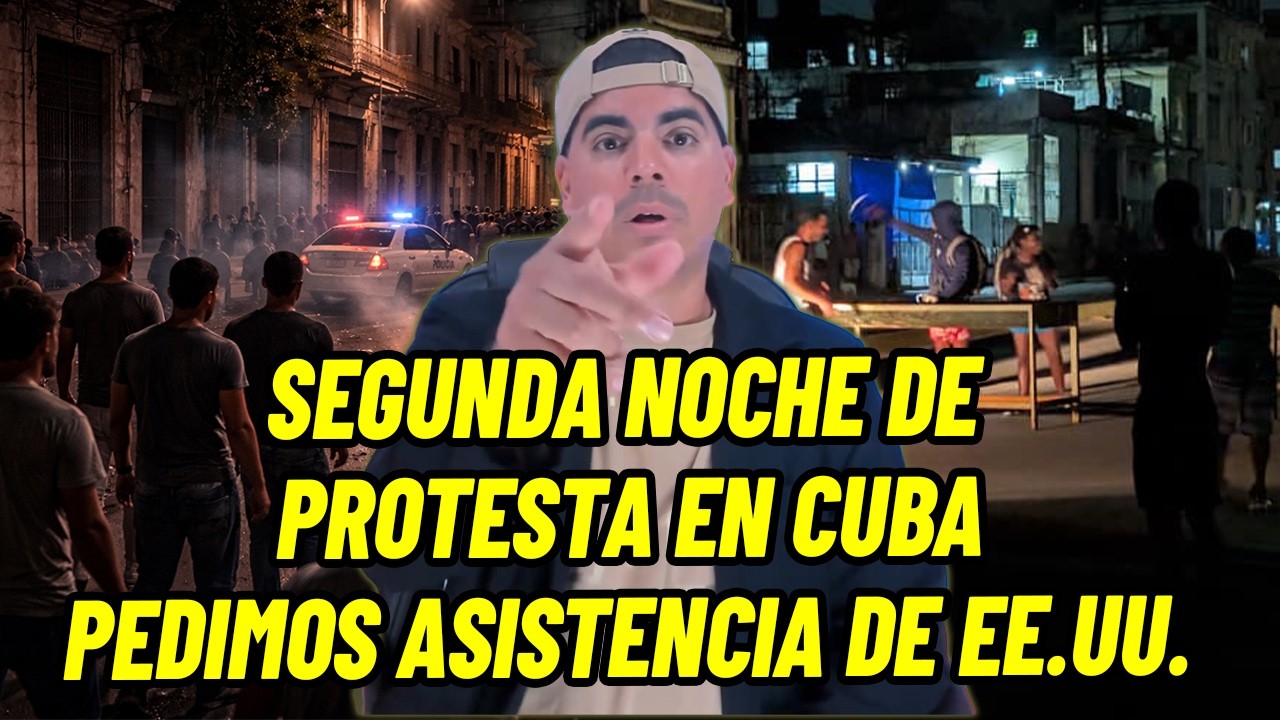 URGENTE LA HABANA EN LA CALLE POR SEGUNDA NOCHE: PEDIMOS AYUDA DE EE.UU✅Alain Paparazzi Cubano