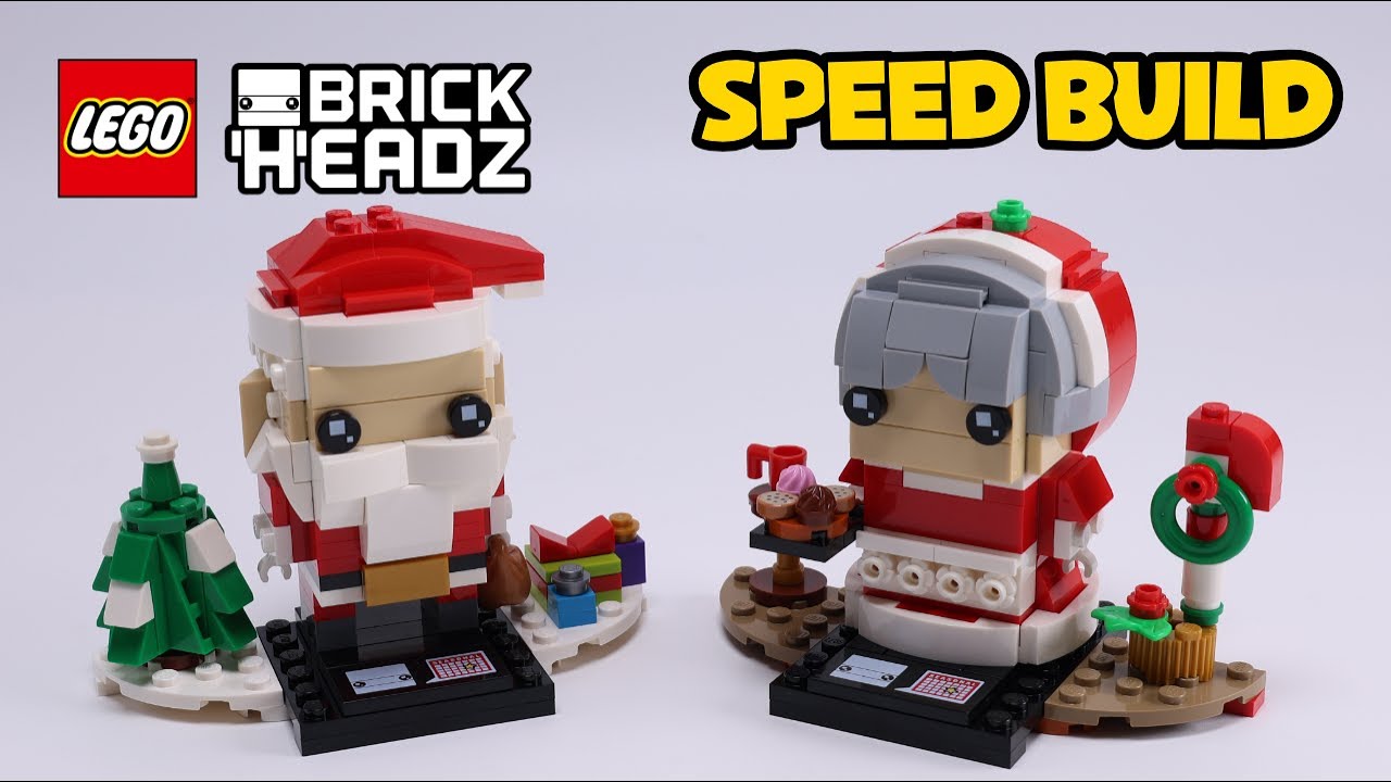 Lego Brickheadz - Mr & Mrs Claus - Speed Build - Set 40274