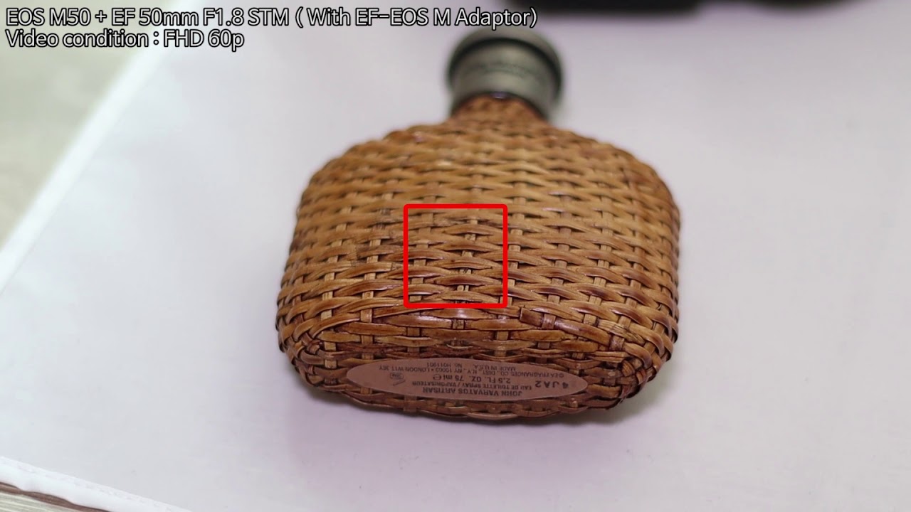 Canon EOS M50, AF TEST (FHD 60p and EF Lens)