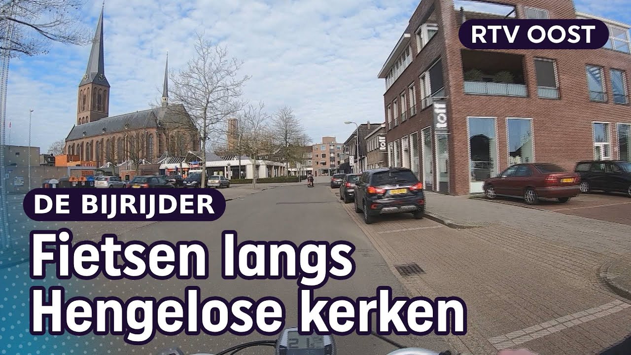 De Bijrijder crosst op de fiets door Hengelo | RTV Oost