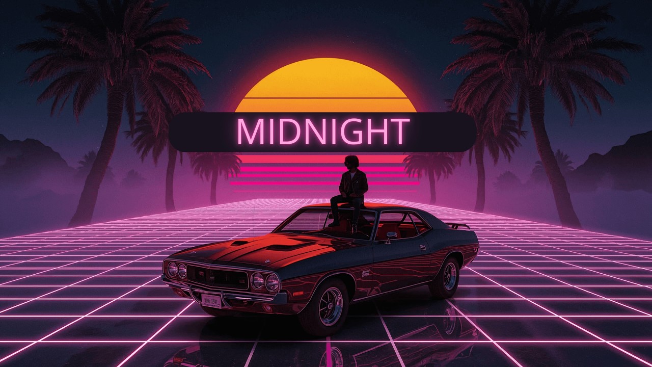 П О Л У Н О Ч Н Ы Й  Д Р А Й В 🚗 [Chill Synthwave / R&B Soul] (4K)