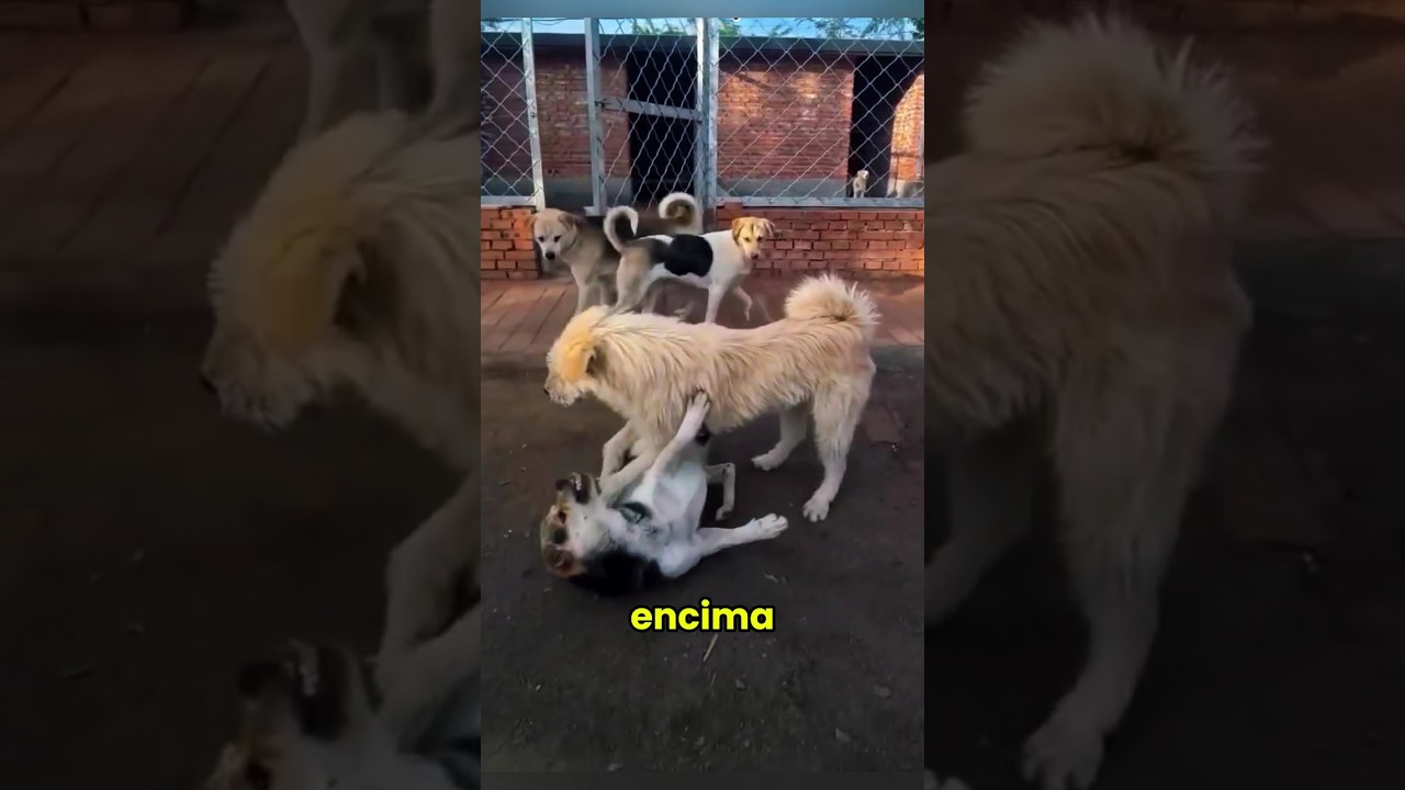 Este perro alfa todos lo respetan 