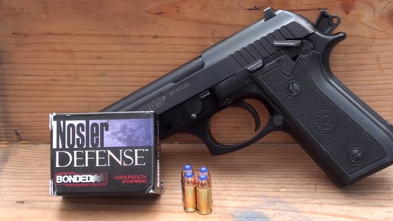 Тест на баллистический гель Nosler Defense 9 мм +P 124 гран Bonded JHP