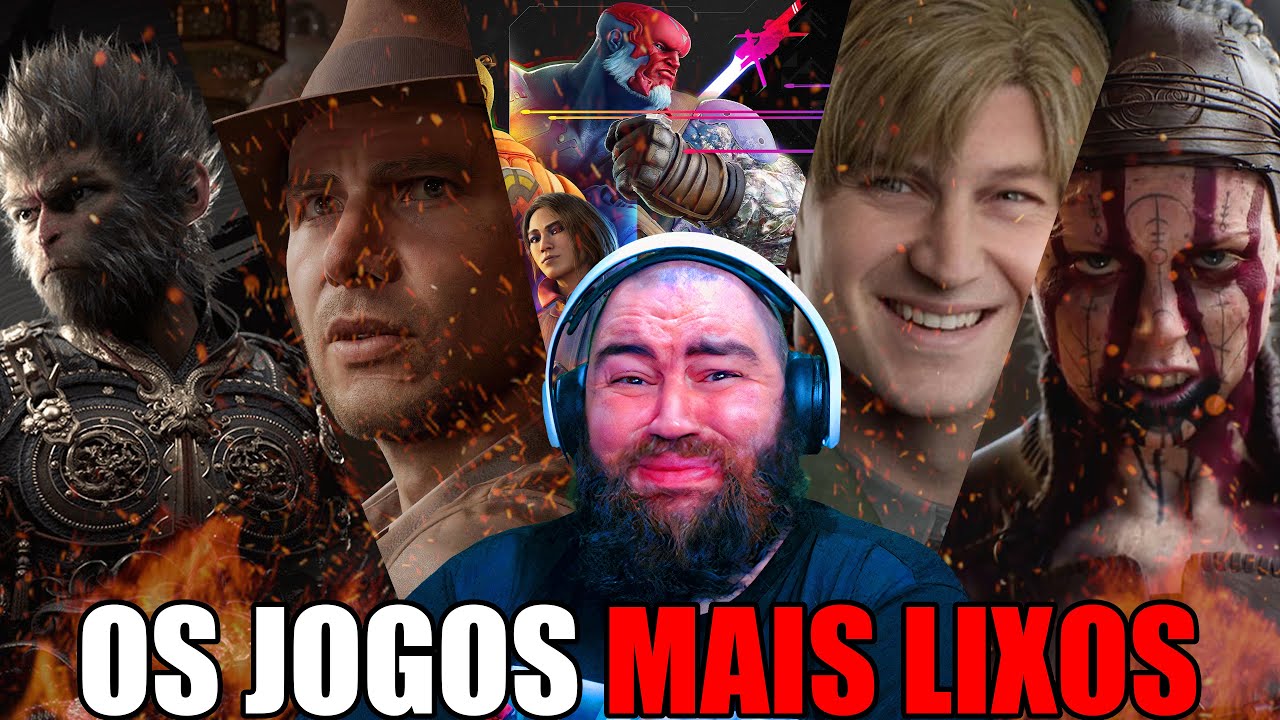 OS PIORES E MAIS DECEPCIONANTES JOGOS DE 2024