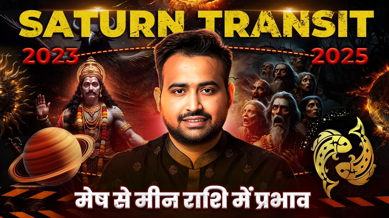 Saturn's/ Shani Transit in Pisces 2025 | जानें मेष से लेकर मीन राशि पर प्रभाव | Astro Arun Pandit