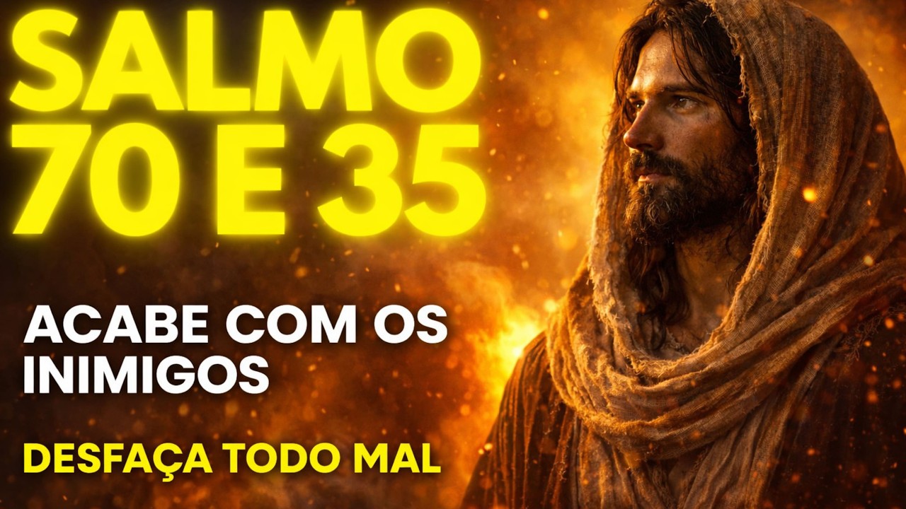 ORE AGORA: O Salmo 70 + Salmo 35 que faz o inimigo recuar e traz livramento imediato.