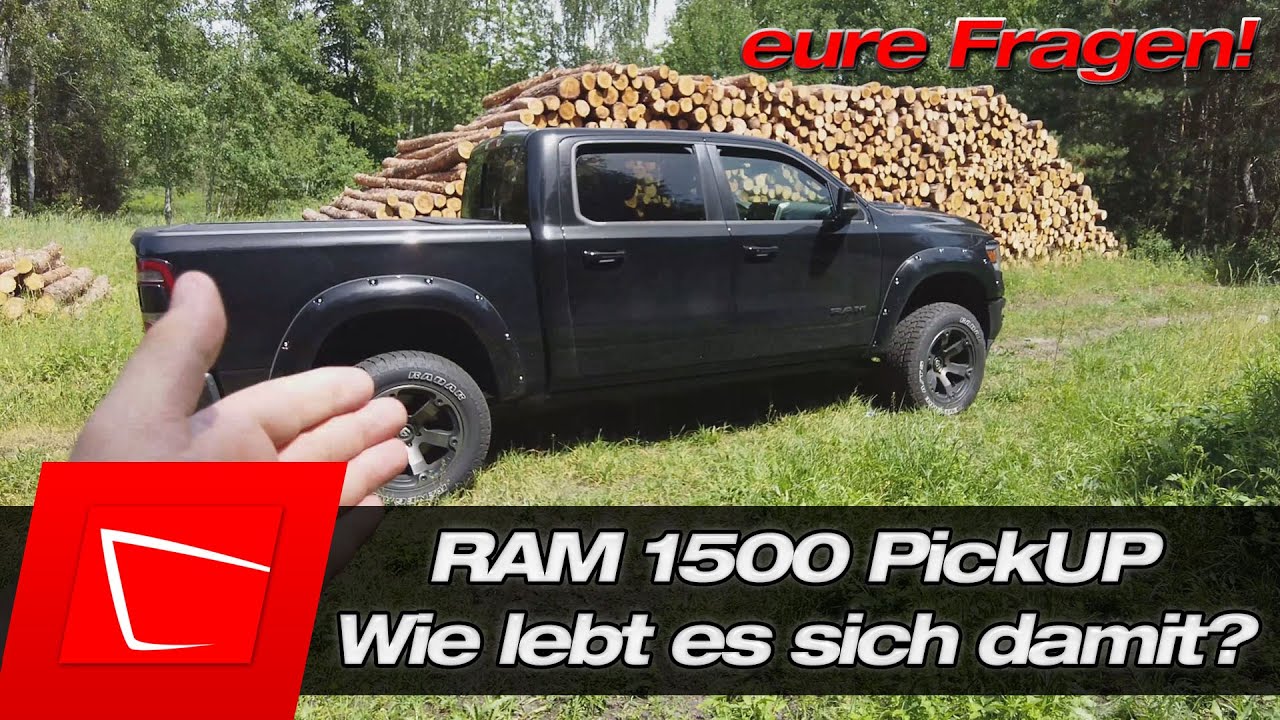 Wie lebt es sich mit einem USA-PickUp? Eure Fragen: Wieso RAM? Kindertauglichkeit? Klappenauspuff?