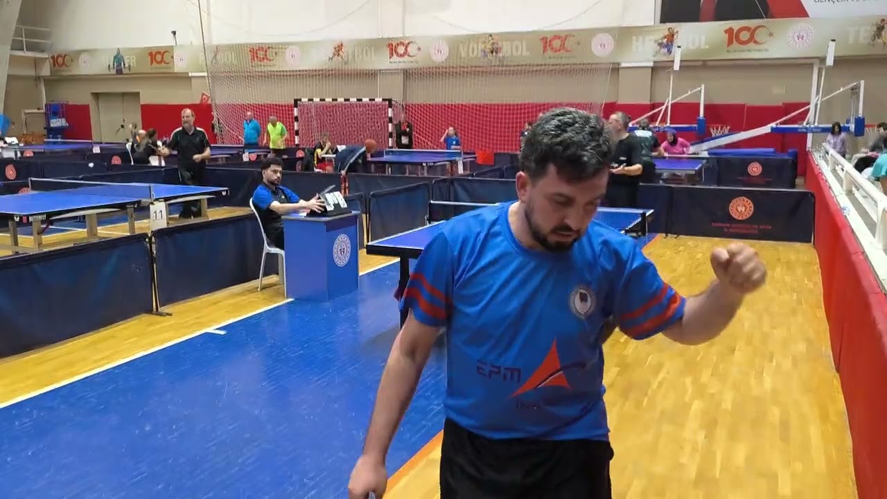 Karadeniz Ping Pon Ferdi Ligi 5. Etap Samsun Adem Güneşoğlu 3 - İlyas Şahin 2 