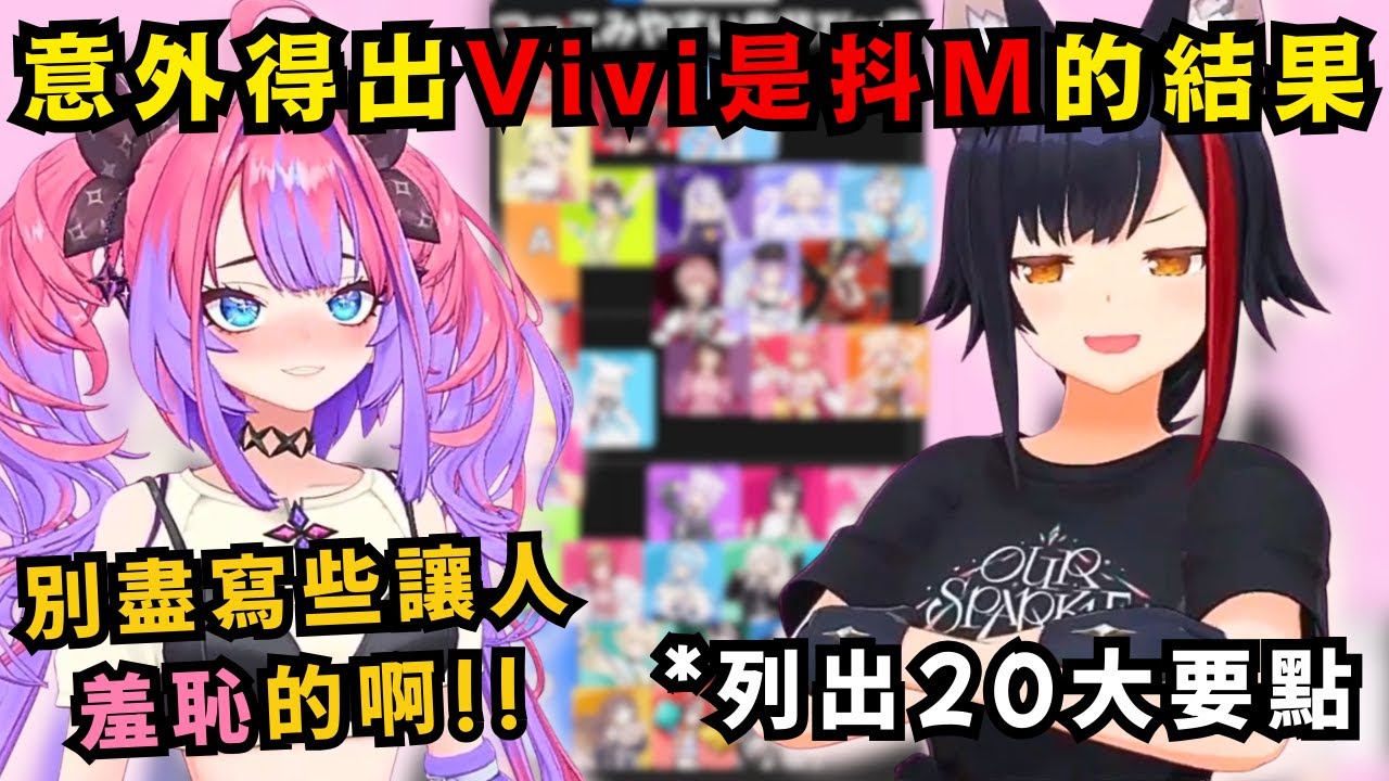 Mio讓新人搞企劃 卻意外變成抖M性格證明直播!? 遭Vivi瘋狂吐槽的Mio直接在好吐槽前輩排位三級跳w【Hololive中文精華】【綺々羅々ヴィヴィ/大神ミオ/ホロライブ切り抜き】