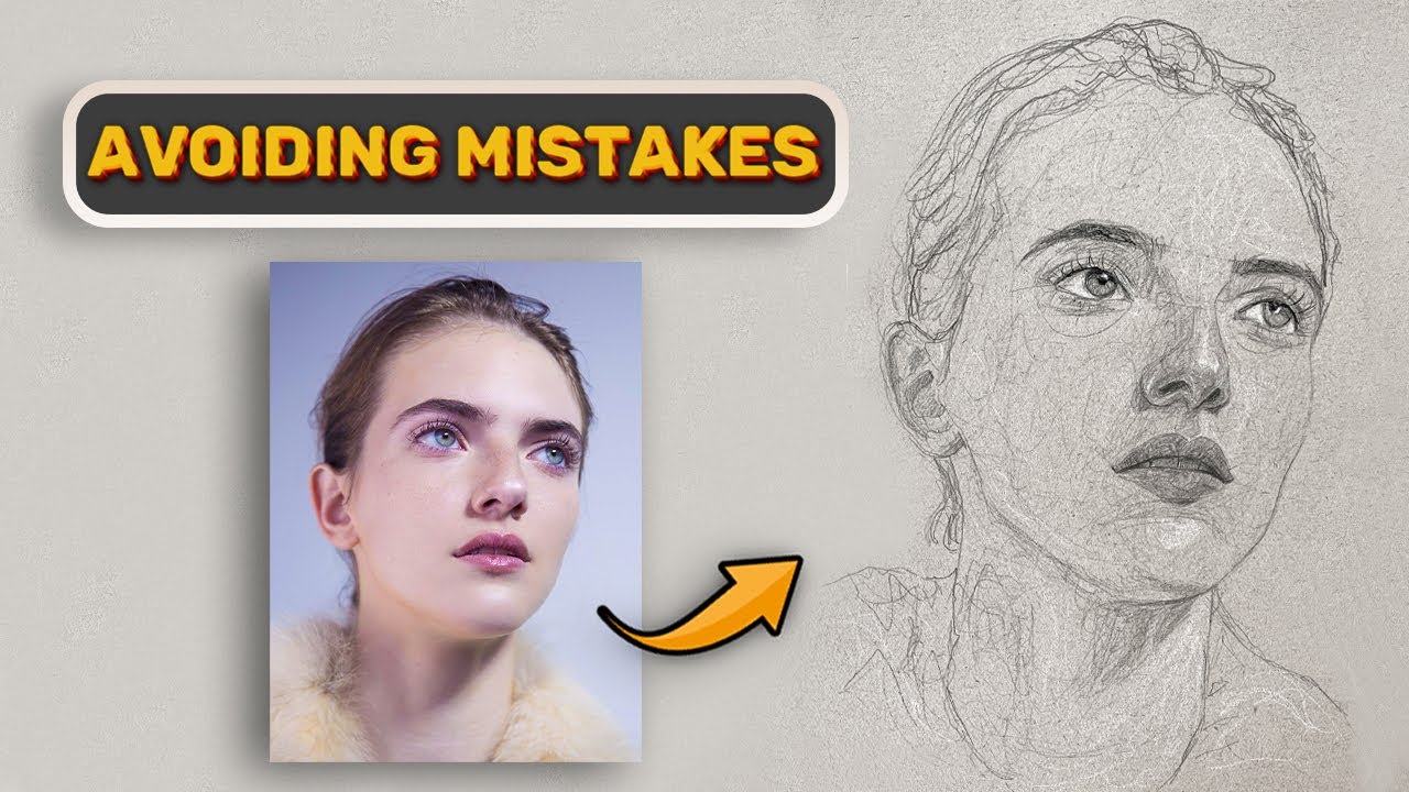A method that saves you from failure in drawing a portrait